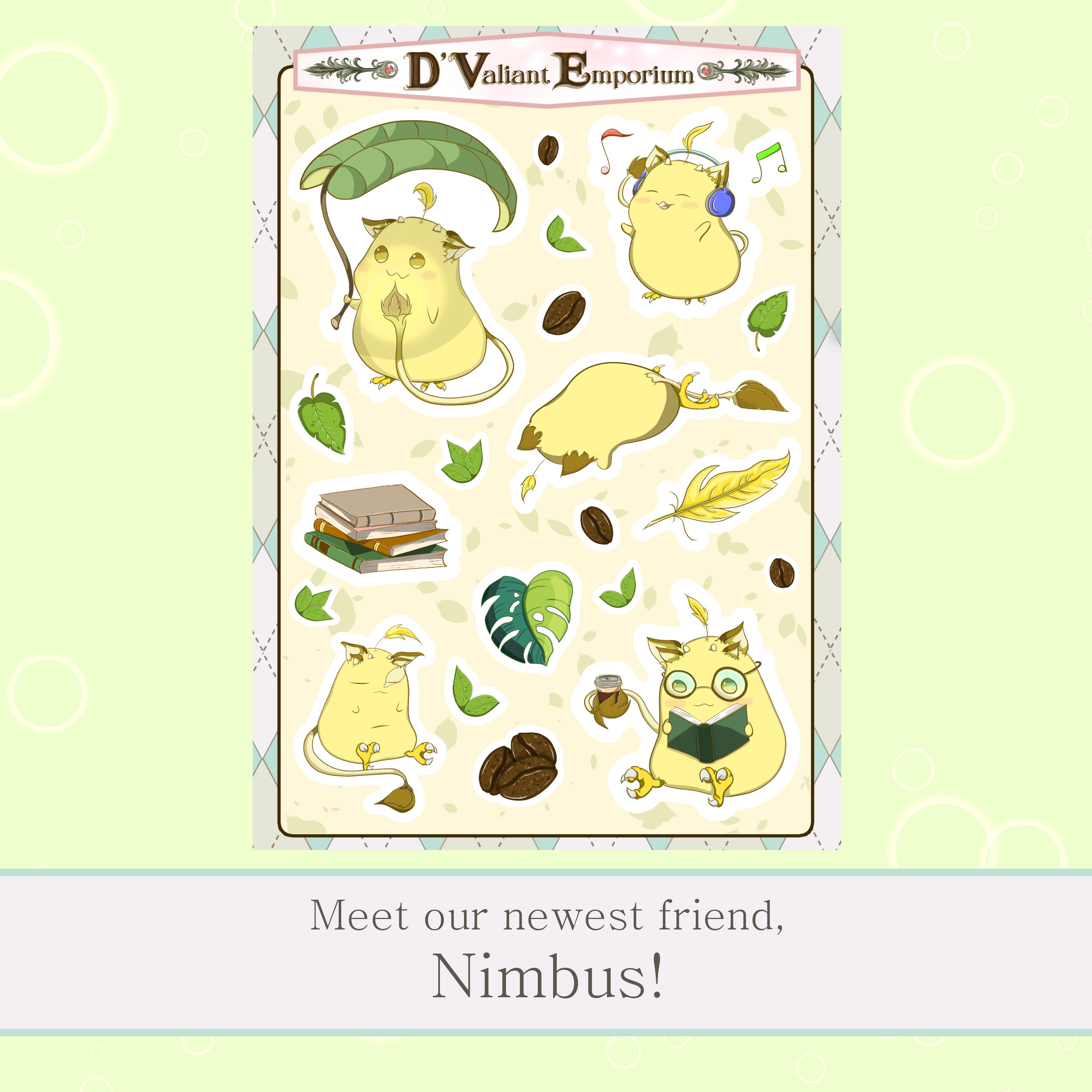Nimbus V1 - Sticker Sheet